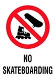 No Skateboarding